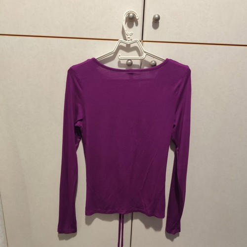 Purple viscose blouse like new, size S