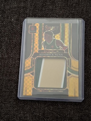 Kendrick Nunn 2025-26 Panini Select EuroLeague Jumbo Swatches Gold Prizm