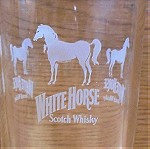  White Horse scotch whisky vintage διαφημιστικό σετ 2 ποτηριών