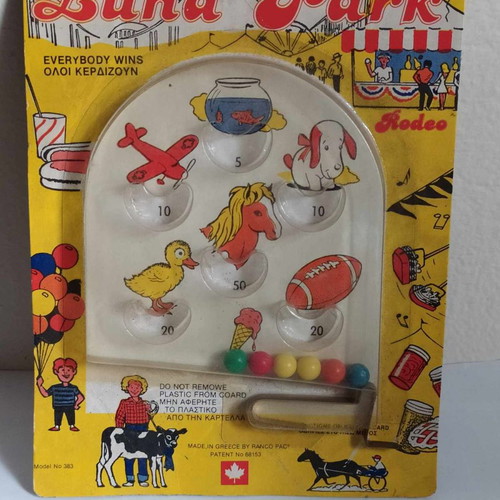 Luna Park Safari Greek game new, rare pinball type