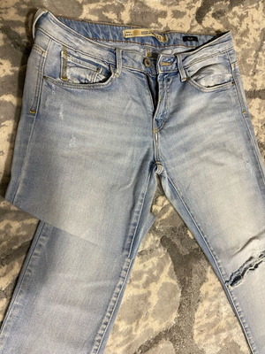 Τζιν Zara ανοιχτό μπλε slim fit σαν καινούργιο