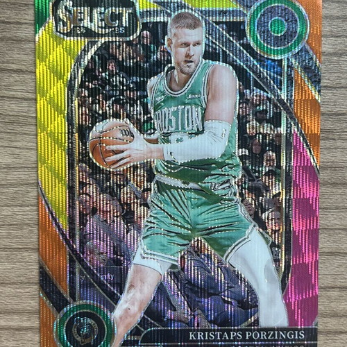 2024-25 Panini Select Basketball Kristaps Porzingis /20 Multi Color Prizm card like new