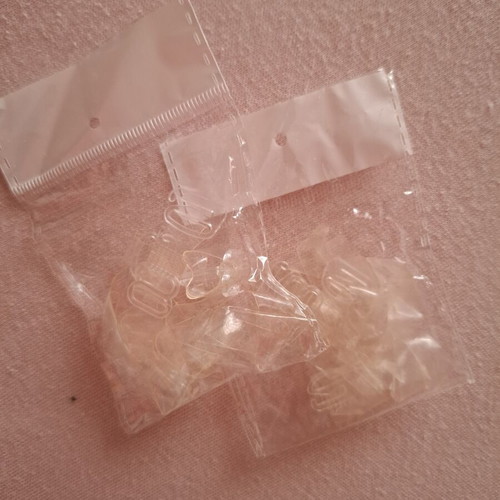 Transparent straps new, set of two