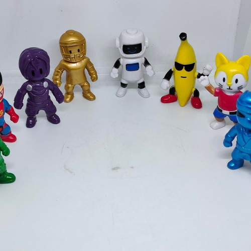 Stumble Guys figures collection 8 pieces like new