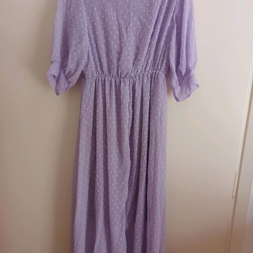Boho romantic dress Polin et Moi new, purple, size S