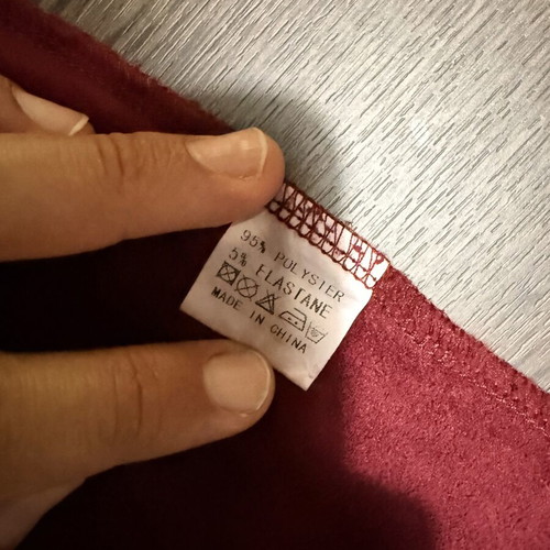 Cherry Koko Red Faux Suede Mini Dress, Size M