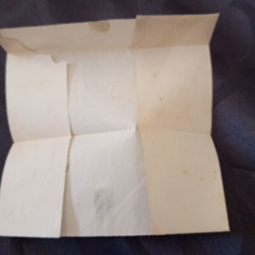 French letter of correspondence 1853 used with postal stamps