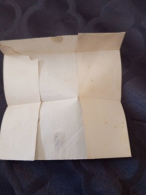 French letter of correspondence 1853 used with postal stamps