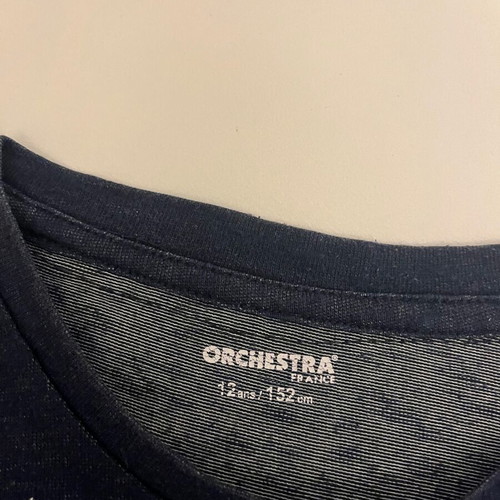 Orchestra T-shirt for 12 years old, slightly used, blue, size 152 cm