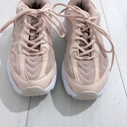 Lacoste sneakers, pink, size 38, sport style