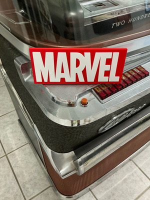 Marvel logo decorative item new, PLA material