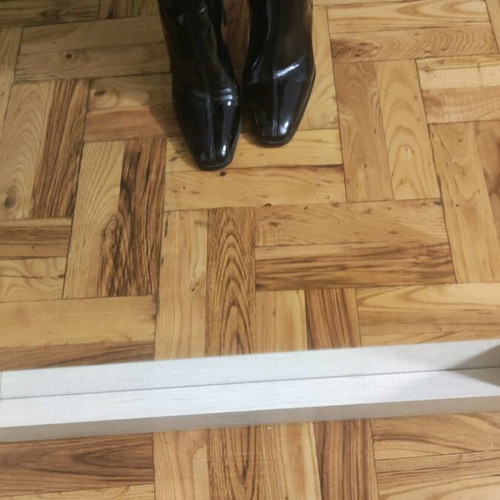 ASOS DESIGN Eloise boots black crinkle patent like new size 37