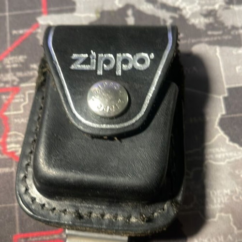 Zippo lighter used with leather belt case