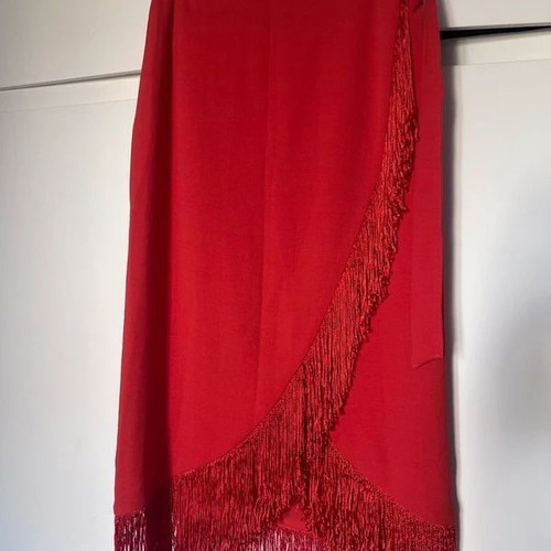 Reserved coral wrap skirt like new, size S 36 8
