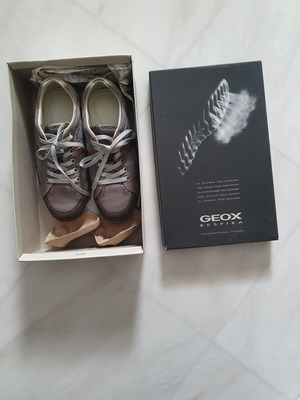 Geox men's walking shoes new, leather, size 41, grey