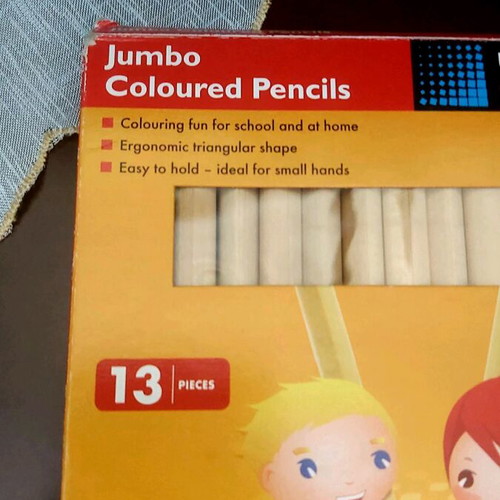 Coloured pencils pack of 13 large like new