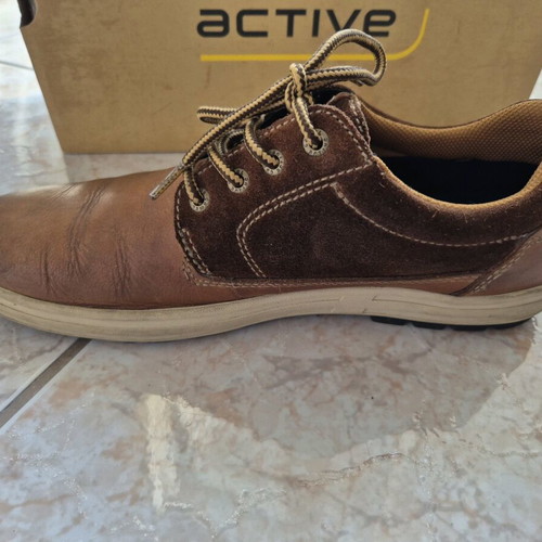 Casual leather men's shoes Camel Active gore-tex like new, brown, size 44.5
