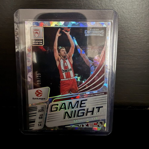 2025-26 Panini Contenders EuroLeague Sasha Vezenkov Season Ticket #3 new