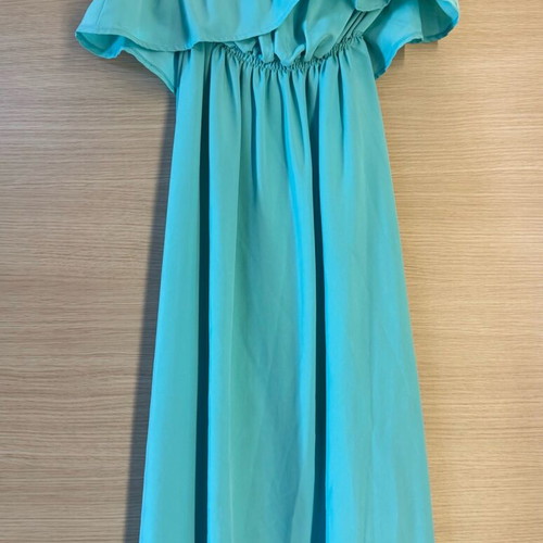 My Moo maxi off-shoulder dress turquoise M, new with tag