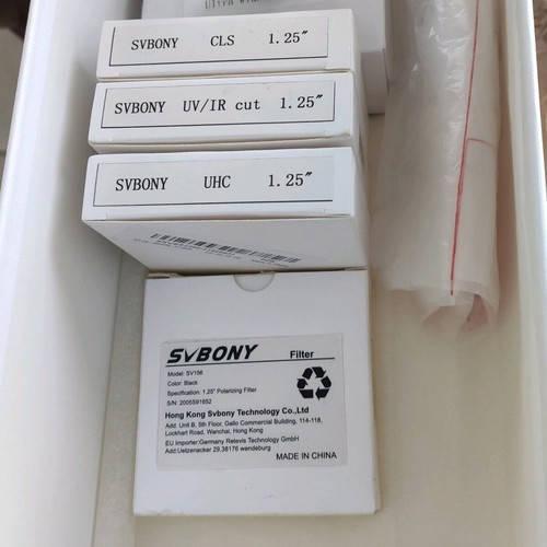 SVBONY 1.5" telescope filters new, pack