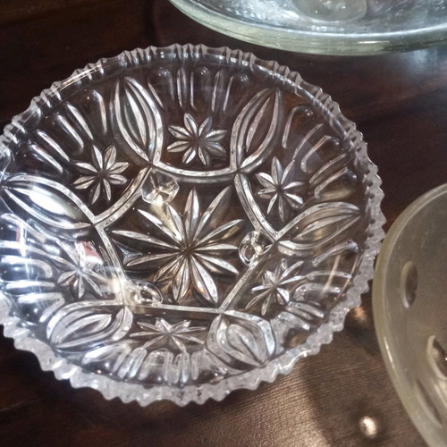 Decorative fondue dishes like new, set of 7 pieces