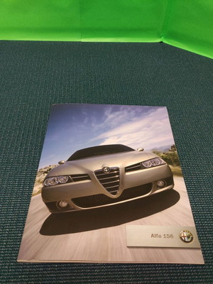Alfa Romeo 156 Facelift 2004 brochure like new