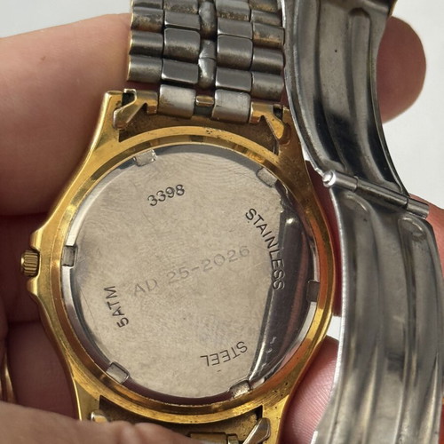 Alpina Seastrong Quartz Dress Watch used, gold-plated, Swiss made
