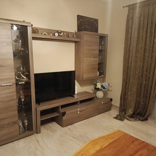Living room sofa set used with removable Kalamata covers, table and sideboard