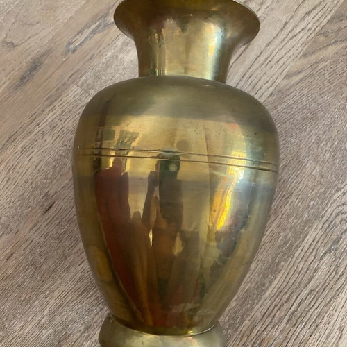 Brass vase used in very good condition