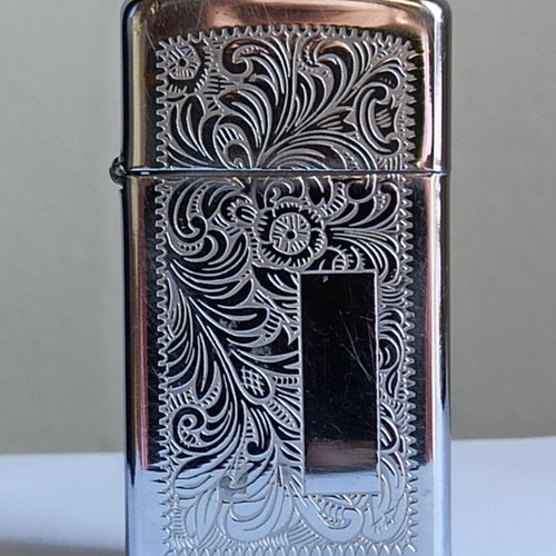 Zippo Venetian Slim lighter vintage 1989, used