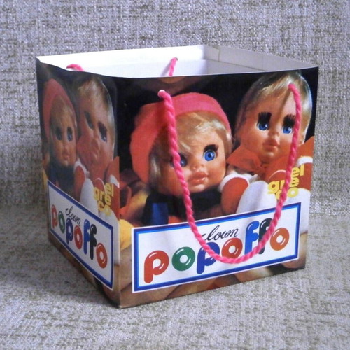 Popoffo Clown doll new with box, El Greco 80s