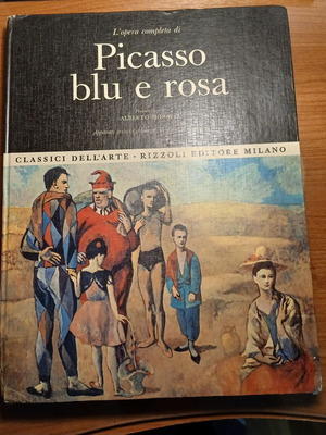 L'opera completa di Picasso blu e rosa βιβλίο μεταχειρισμένο, ιταλική γλώσσα