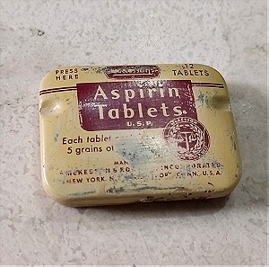 Παλιό κουτάκι ασπιρίνης