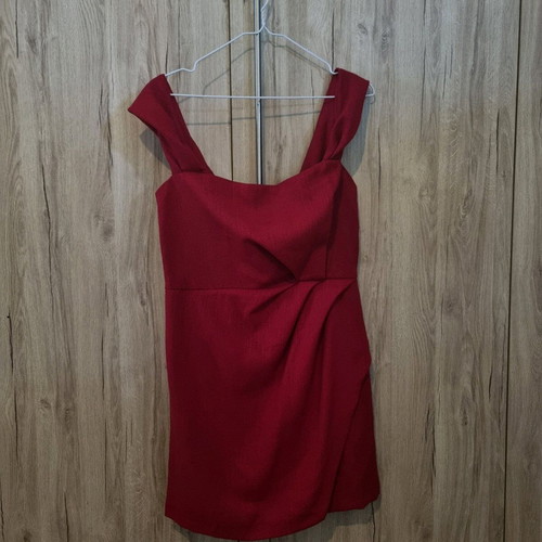 Zara red mini dress new, size Large