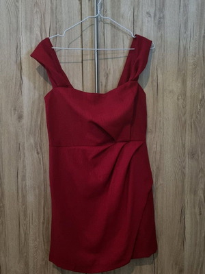 Zara red mini dress new, size Large