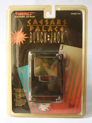 Vintage 1994 Caesars Palace Black Jack LCD electronic handheld game Tiger new