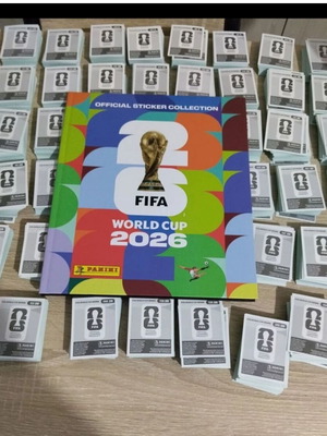 Panini Παγκοσμίου Κυπέλλου 2026 σκληρό άλμπουμ και 970 αυτοκόλλητα καινούργια
