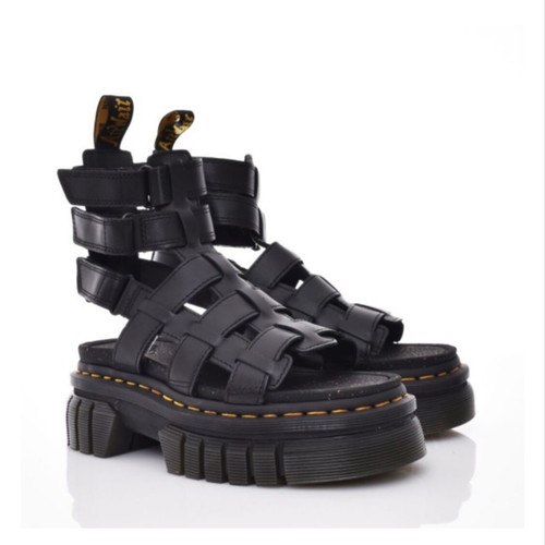 Dr. Martens Ricki Gladiator Platform Sandals Black Size 37