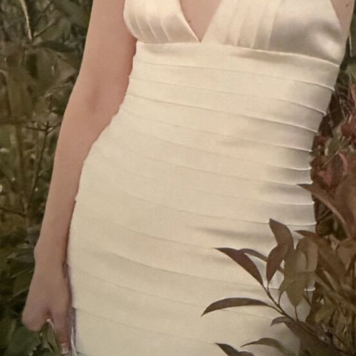 BCBGMAXAZRIA Vintage wedding dress off white ivory US 2