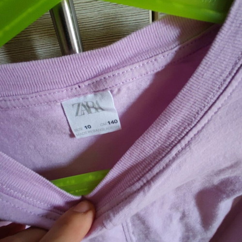Zara pink T-shirt like new, size 140 cm for 10 years old