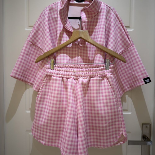 Wanderlust set, white and pink