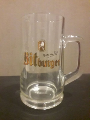 Bitburger 0.2 Beer Mug used