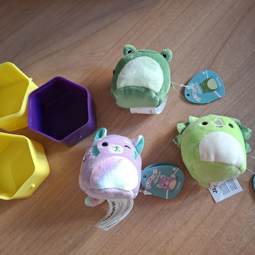 Squishmallows Micromallos set of 3 new with bases