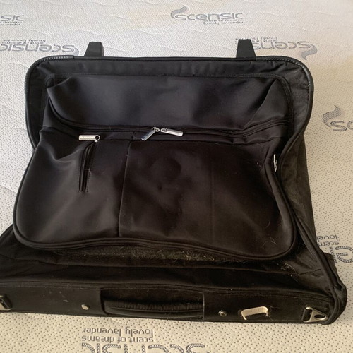 Suitcase travel bag A To Z Greek almost new, black crossbody