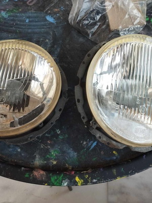 Hella front headlights for Golf mk1 used, set of 2