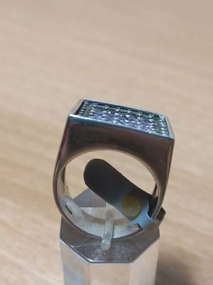 Silver ring size 56 new