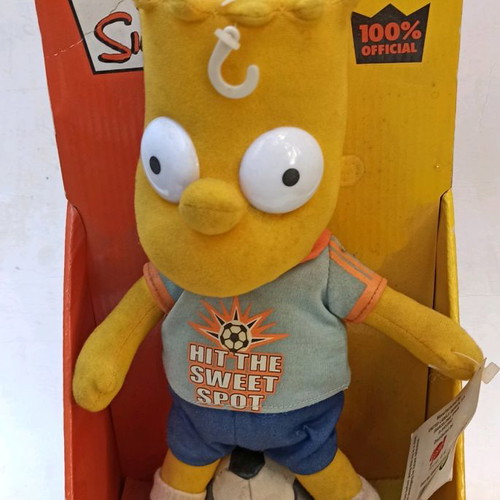 The Simpsons Bart plush in original packaging