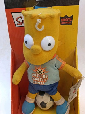 The Simpsons Bart plush in original packaging