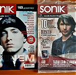  Περιοδικό μουσικής SONIK 6 τεύχη, ΚΑΙΝΟΥΡΓΙΑ, πλήρη, 6 ευρώ έκαστο!!!