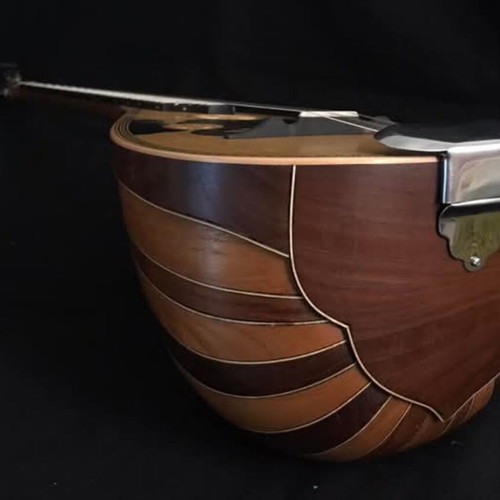 Tambourompouzouko new handcrafted string instrument by Manos Lantzanakis